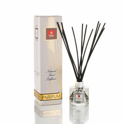 Reed Diffuser - Natural & Long Lasting - Tower Shape - Classic Size - Blush Rose & Amber