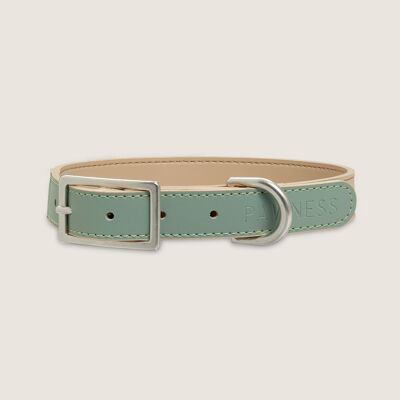 Vegan Leather  Collar Bo – Emerald