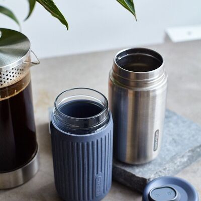 Insulated Travel Mug - Leak Proof Stainless Steel Travel Cup - Slate