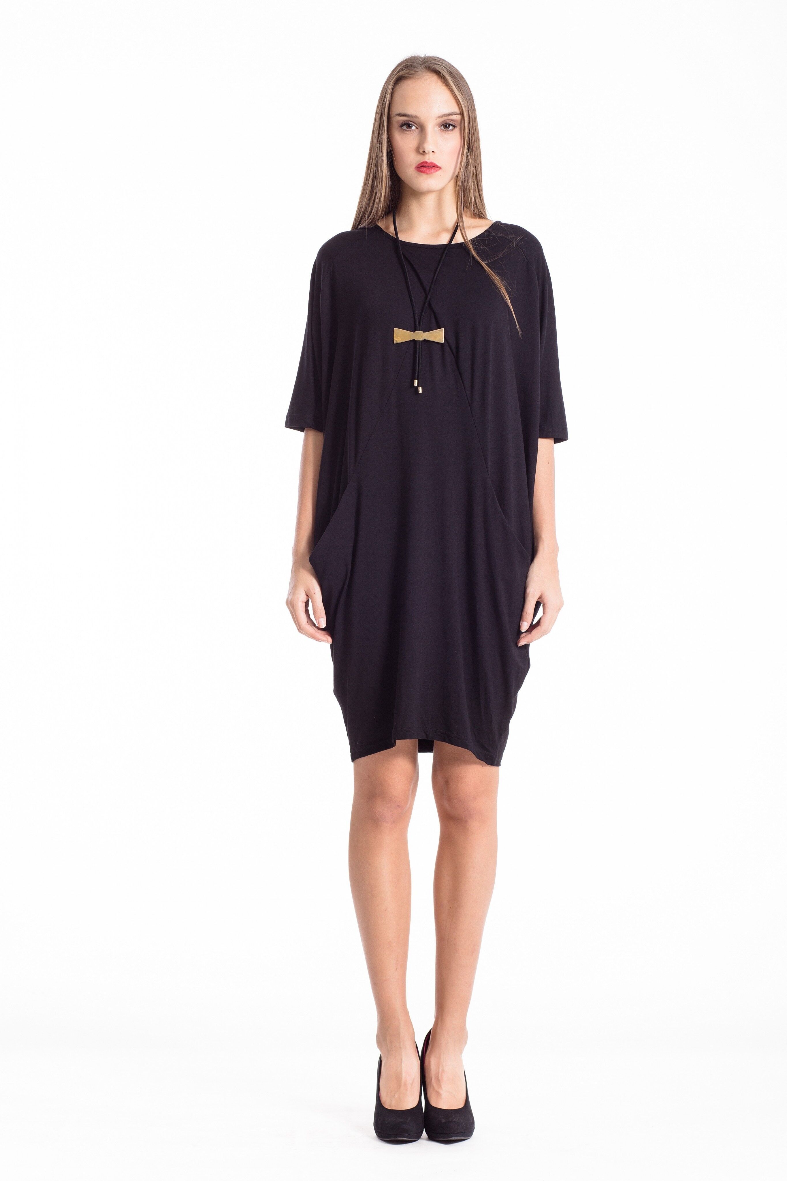 Robe en jersey Batwing Sack avec poches en tissu durable