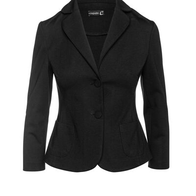 Black Punto di Roma Fitted Jacket