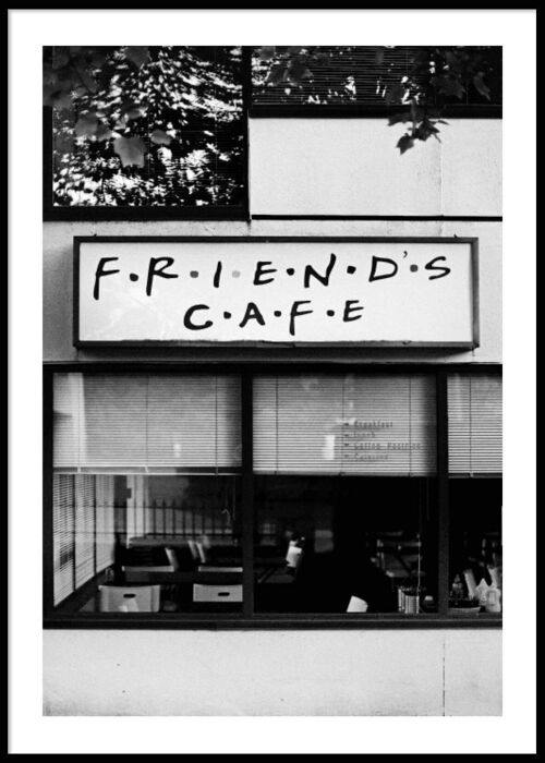 Friends café poster