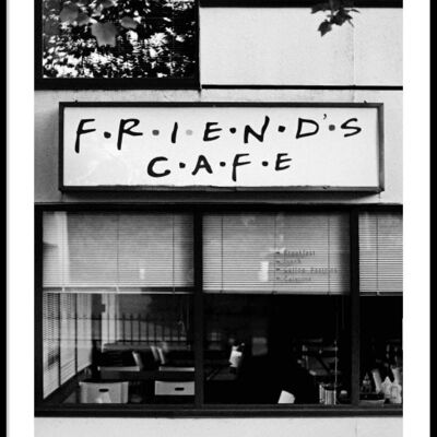 Friends café poster