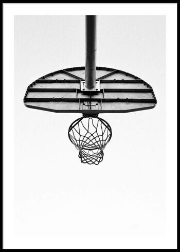 Affiche de panier de basket