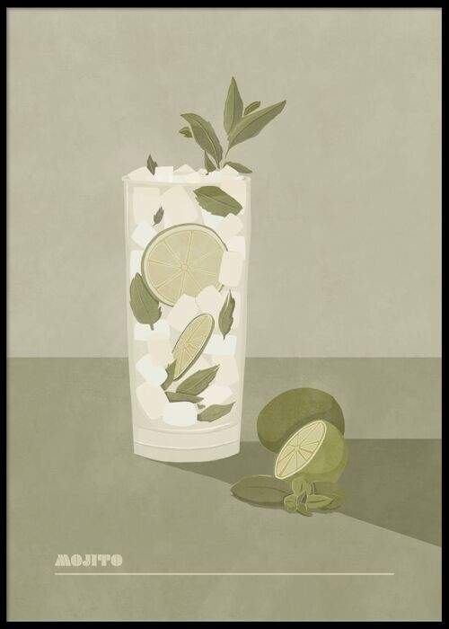 Mojito drink poster