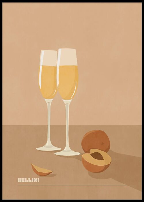 Bellini drink poster