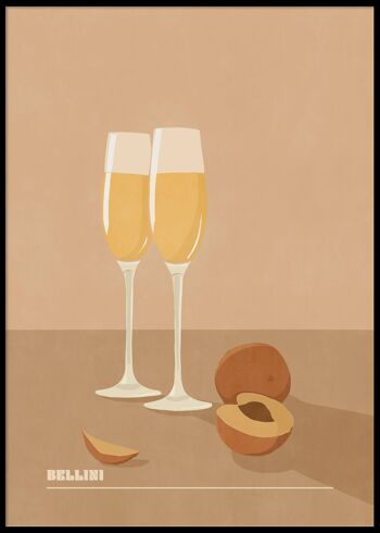 Affiche de boisson Bellini