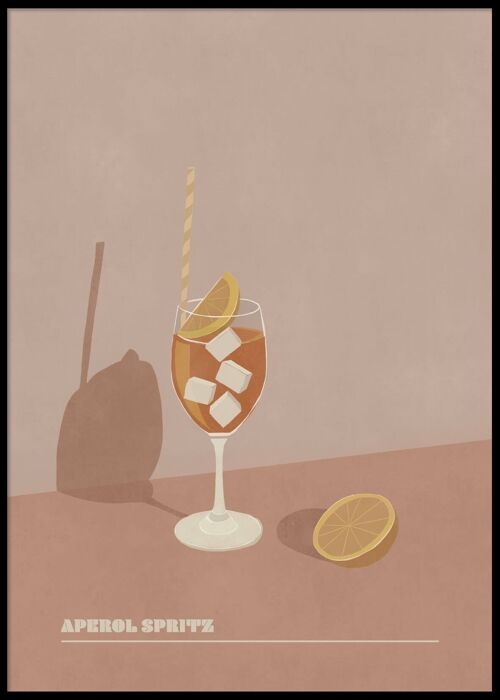 Aperol Spritz drink poster