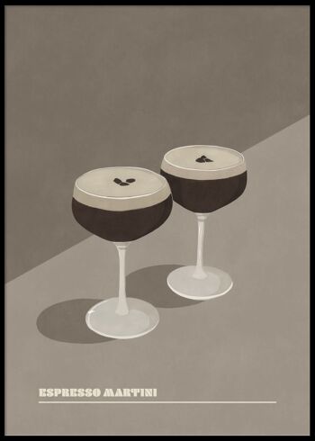 Affiche de martini expresso