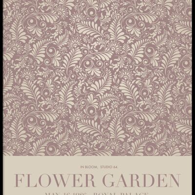 Flower garden poster