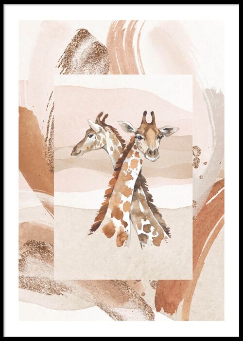 Giraffes poster