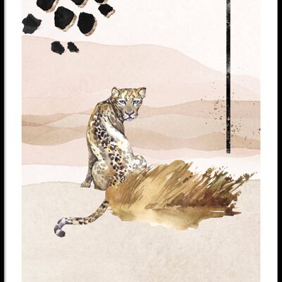 Poster leopardo