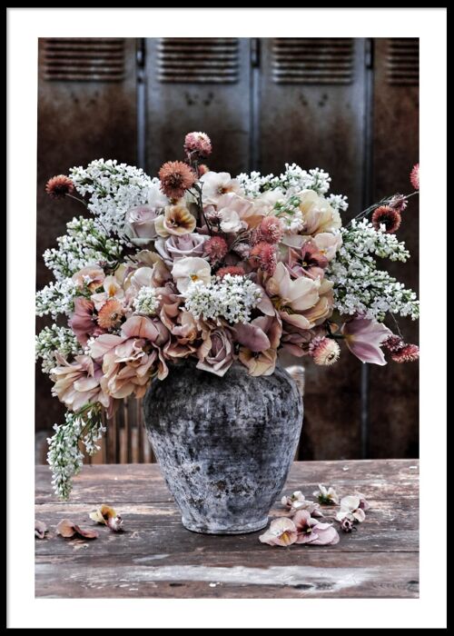 Bouquet vase poster