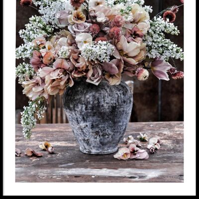 Bouquet vase poster
