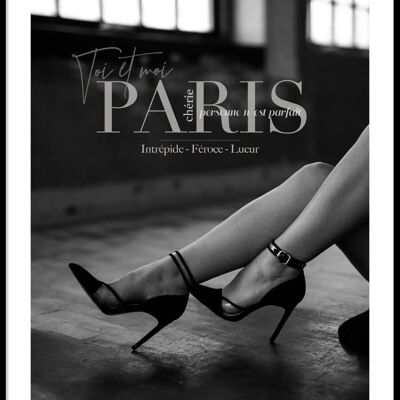 Affiche Paris talons