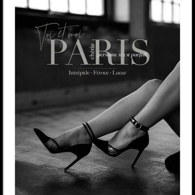 Paris heels poster