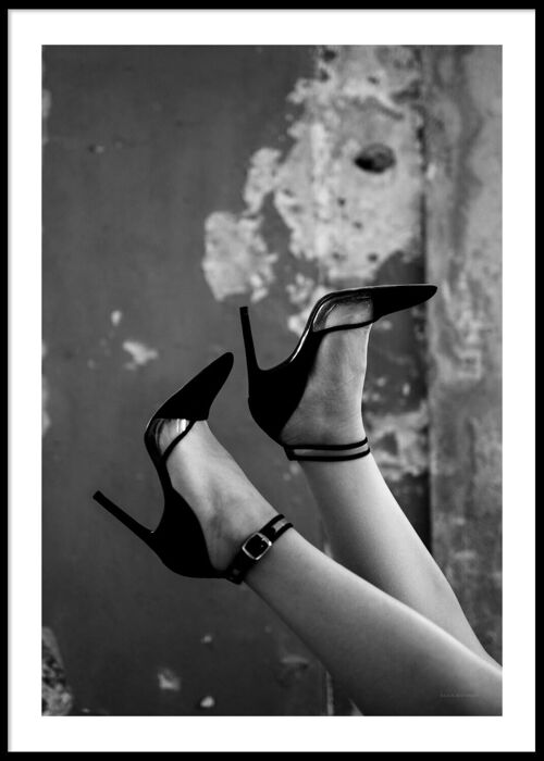 Black heels poster