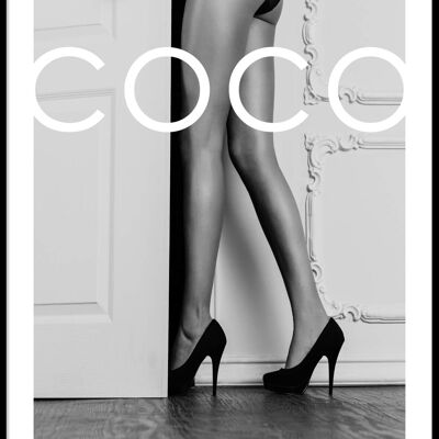 Poster di gambe di cocco