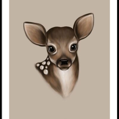 Deer baby poster