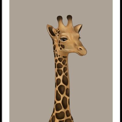Poster del bambino giraffa