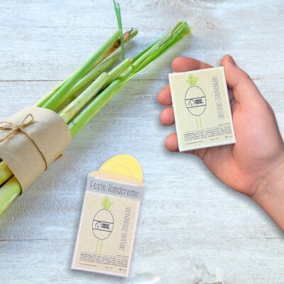Tender lemongrass - solid hand cream - 30 grams GreenCreme