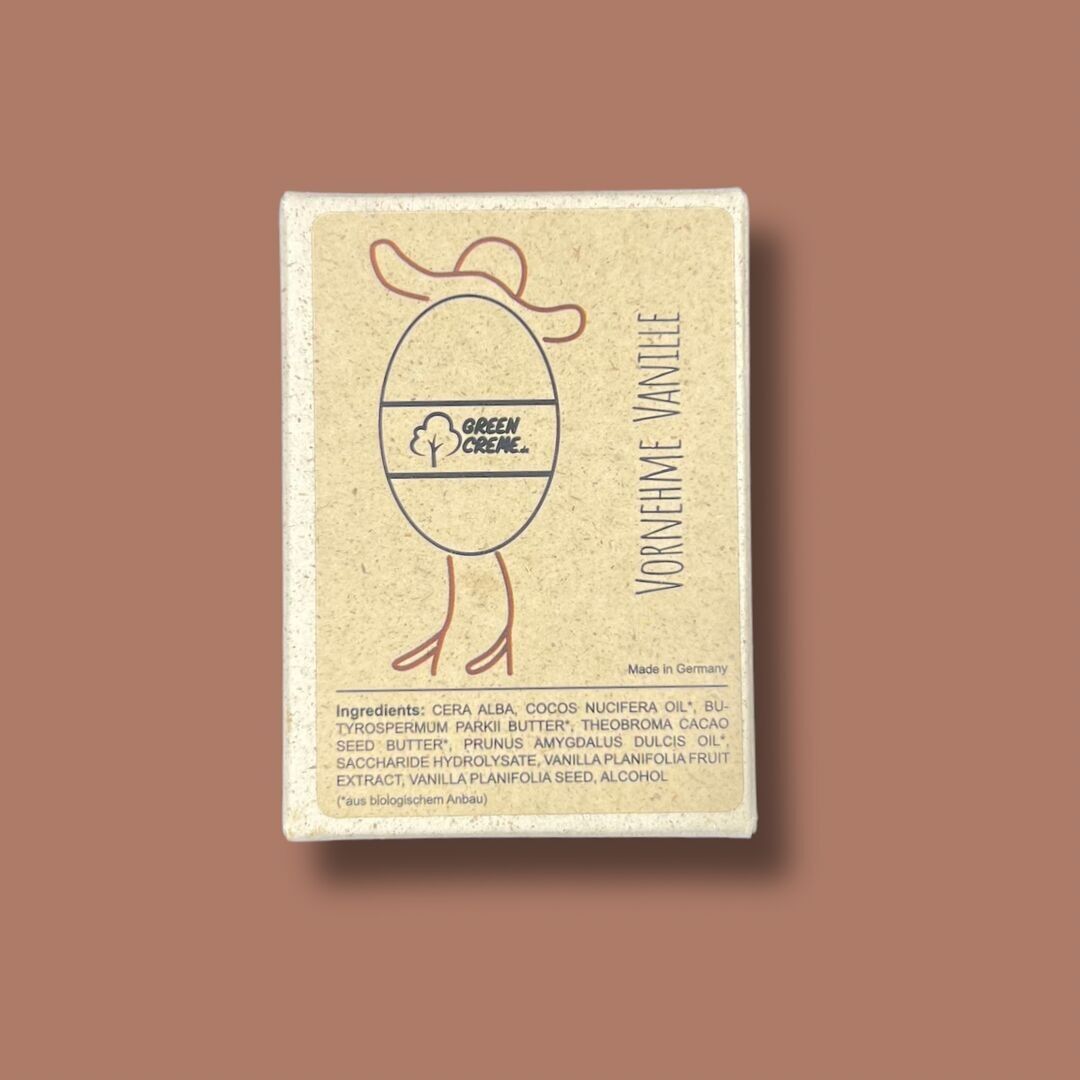 Vornehme Vanille - feste Handcreme - 30 Gramm GreenCreme