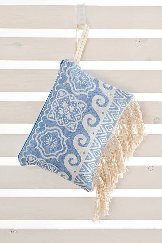 FRIZIONE ELLINIKO PARL.Frangetta extra BLU