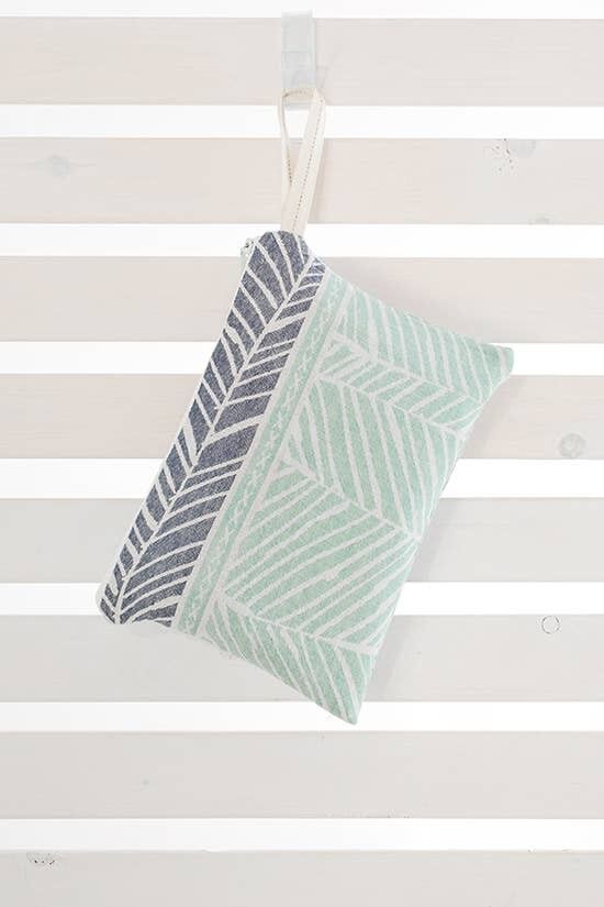 POCHETTE FTELIA EUCALIPTO & BLU NAVY & ANTRACE