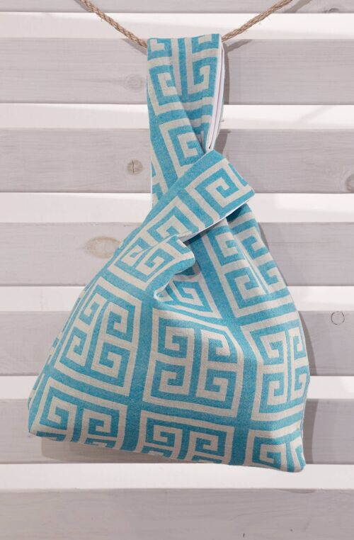 Arm pouch meandros turquoise