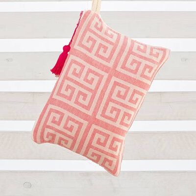 Clutch meandros pink