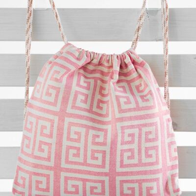 Bikini pouch meandros pink