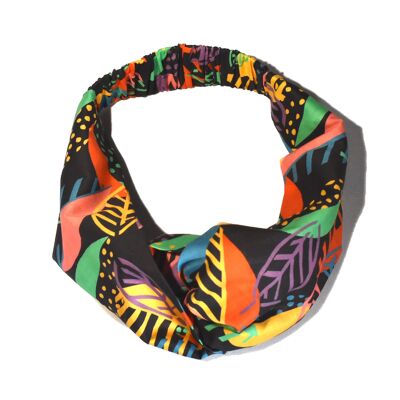 Bandeau turban torsadé Tot Knot - Liberty of London Memphis Trail