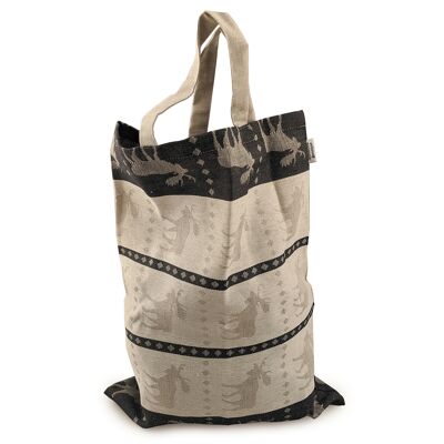 Textile bag , Elk black