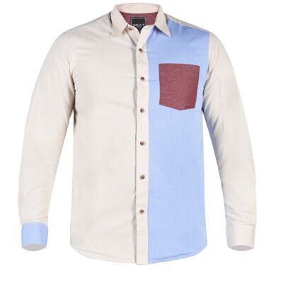 Camisa Newington color block