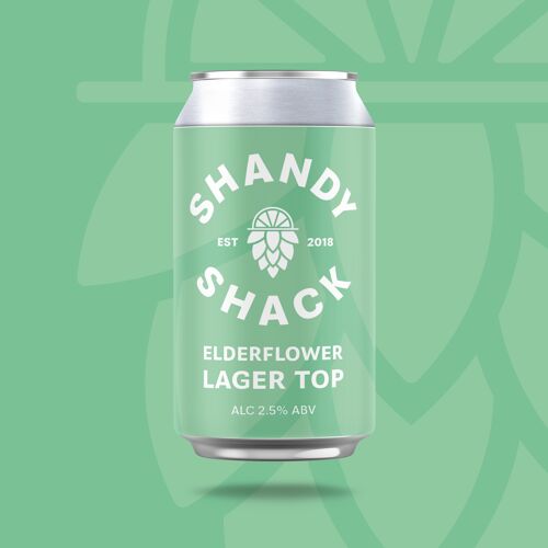 Elderflower Lager Top - 12 x 330ml Cans