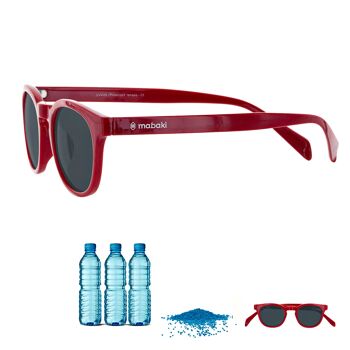 Modèle Saona Garnet - Lunettes de soleil 100% recyclées 3