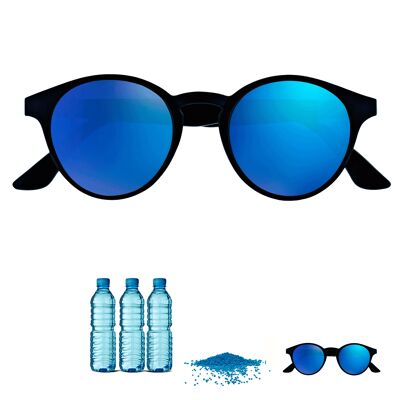 Modello Vega Blue - Occhiali da sole 100% riciclati