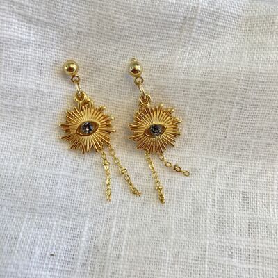 BLACK SUN Earrings