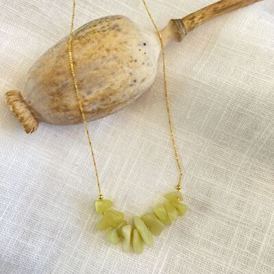 GRACE Necklace Lemon Jade
