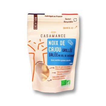 Noix de cajou grillée salée Bio 100g 1