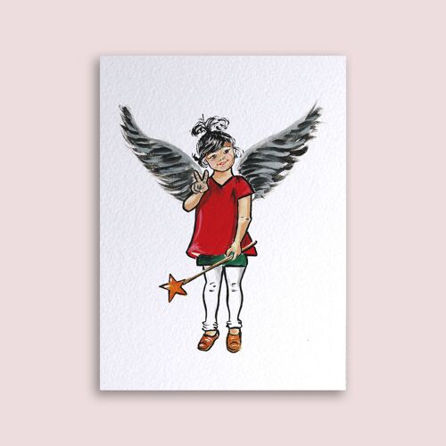 Card Christmas Angel 2