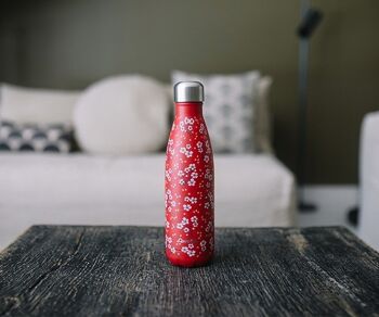 Bouteille thermos 500 ml, Hanami rouge 2