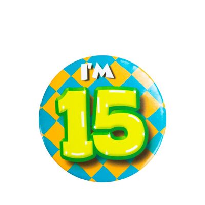 Button klein - I'm 15