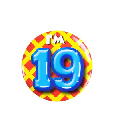 Button klein - I'm 19