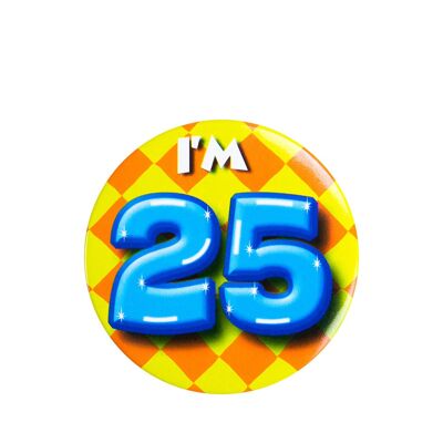 Button klein - I'm 25