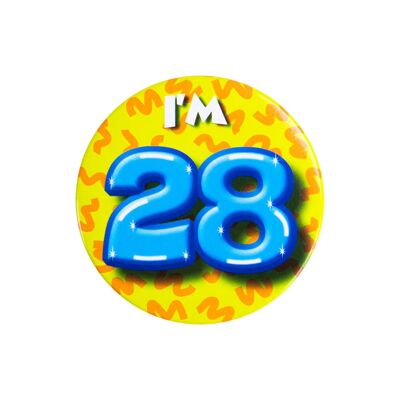 Button klein - I'm 28