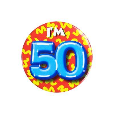Button klein - I'm 50