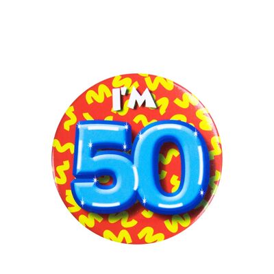 Button klein - I'm 50