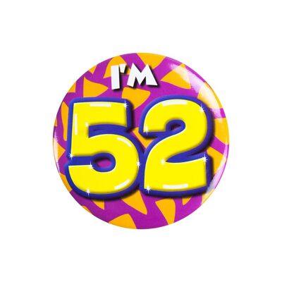 Button klein - I'm 52