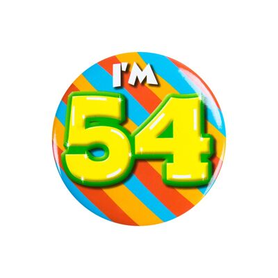 Button klein - I'm 54